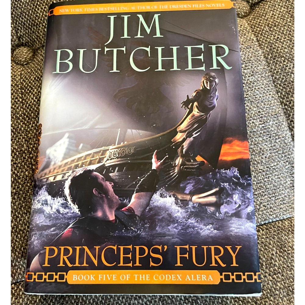 Princeps' Fury by Jim Butcher book 5 Codex Alera 1st Edition, Hardcover, 2008